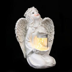 Angel Solar Resin Ornament Garden LED Lamp PQ5644