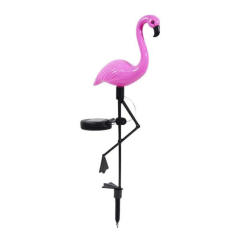 Solar Flamingo Plastic PP Ornament Garden LED Lamp PQ4450