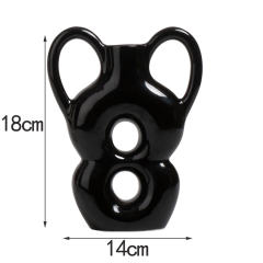 Ceramic Candlestick Home Ornaments Handmade Decoration PQ96863C