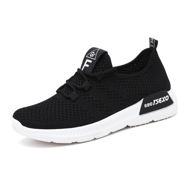 Wholesale Flyknit Sport Shoes For Women Casul Shoes Female Mesh Sneakers PQ-H-6