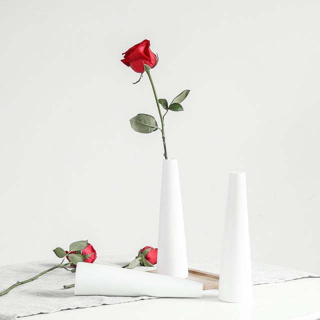 Matte Home Ornaments Handmade Table Decoration Ceramic Vase PQ1218