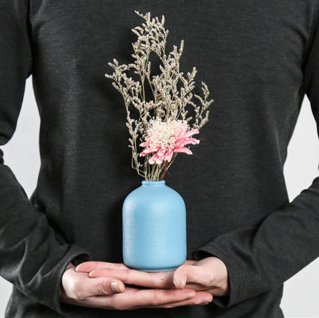Matte Ceramic Vase Handmade Decoration Home Ornaments PQ9226