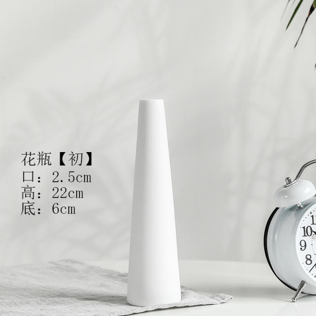 Matte Home Ornaments Handmade Table Decoration Ceramic Vase PQ1218