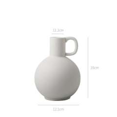 Wabi-sabi Ceramic Vase Home Ornaments Handmade Decoration PQ3950