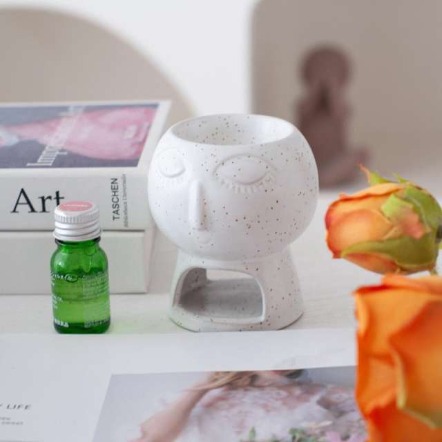 Ceramic Aromatherapy Burner Essential Oil Candle Lamp Stick PQ20147