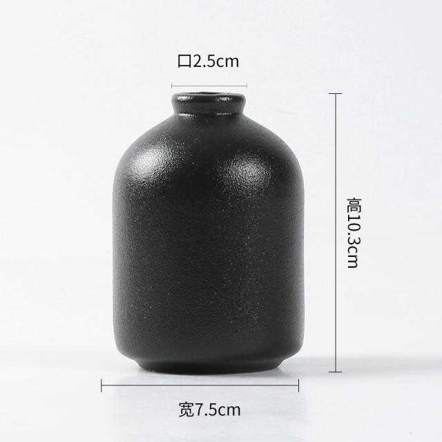 Matte Ceramic Vase Handmade Decoration Home Ornaments PQ9226
