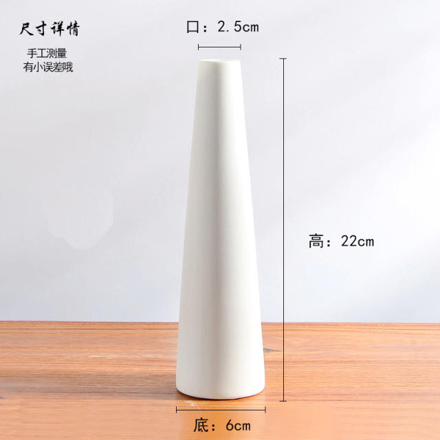 Simple Living Room Decoration Handmade Ceramic Vase Home Ornaments PQ-X-46