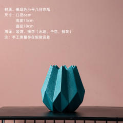 Origami Ceramic Vase Handmade Decoration Home Ornaments PQ533