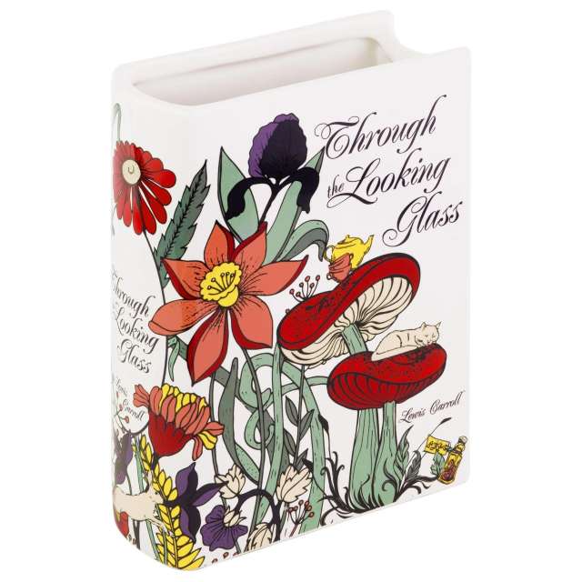 Book Ceramic Vase Home Ornaments Handmade Table Decoration PQ7845