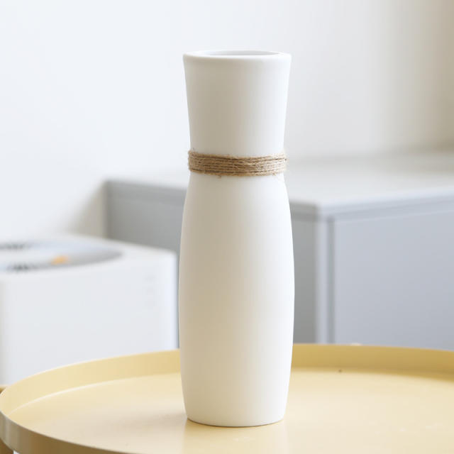 Matte Handmade Decoration Ceramic Vase Home Ornaments PQ6016