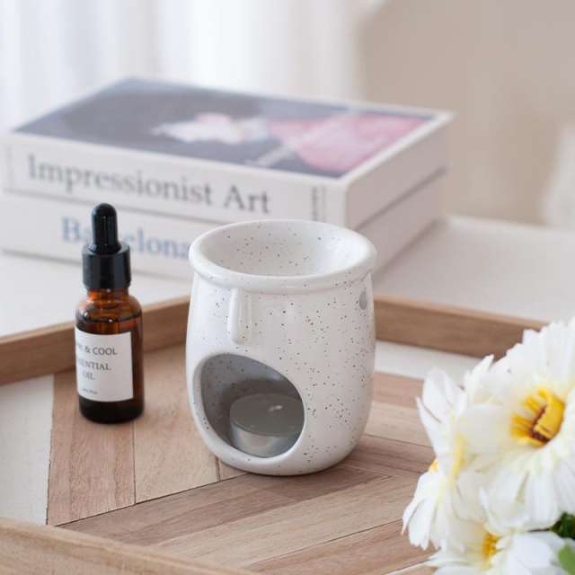 Ceramic Aromatherapy Burner Essential Oil Candle Lamp Stick PQ20147