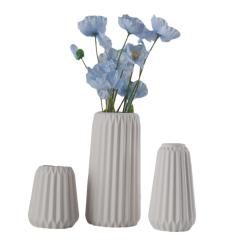 3PCS/set Origami Handmade Decorations Ceramic Vase Home Ornaments PQ49465