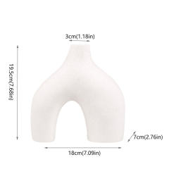 Abstract Home Ornaments Ceramic Vase Handmade Decoration PQ44814