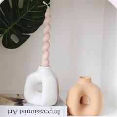 Ceramic Home Ornaments Handmade Candlestick Festival Decoration PQ-H211A