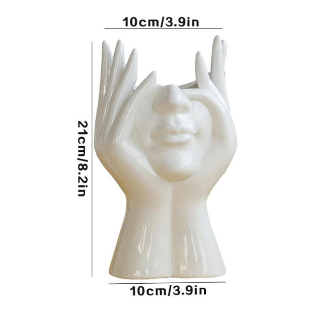 Body Art Home Ornaments Ceramic Vase Handmade Decoration PQ89663