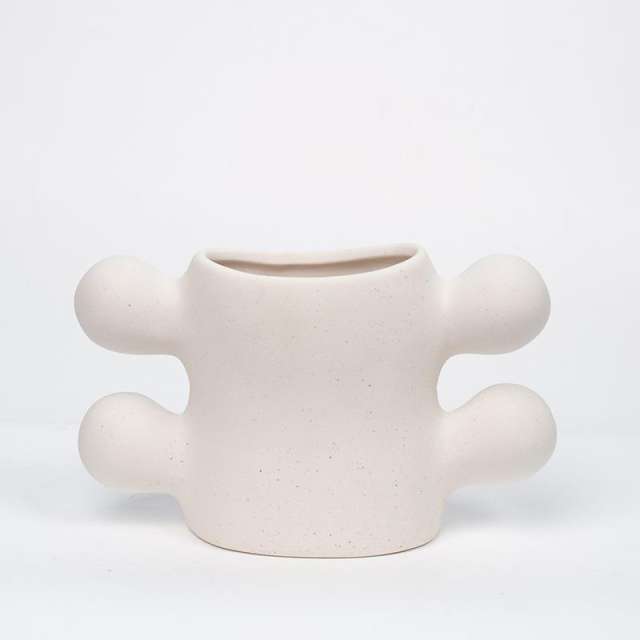 Simple Cactus Ceramic Vase Home Ornaments Handmade Decoration PQ-DKV-240