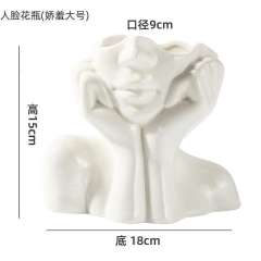 Body Art Home Ornaments Ceramic Vase Handmade Decoration PQ89663