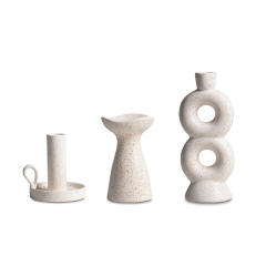 Handmade Candlestick Ceramic Festival Decoration Home Ornaments PQ30643