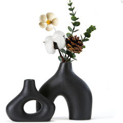 Abstract Home Ornaments Ceramic Vase Handmade Decoration PQ44814