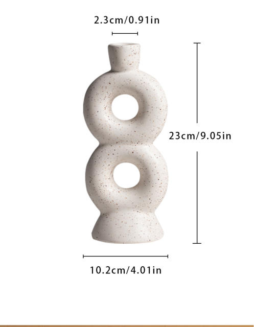 Handmade Candlestick Ceramic Festival Decoration Home Ornaments PQ30643