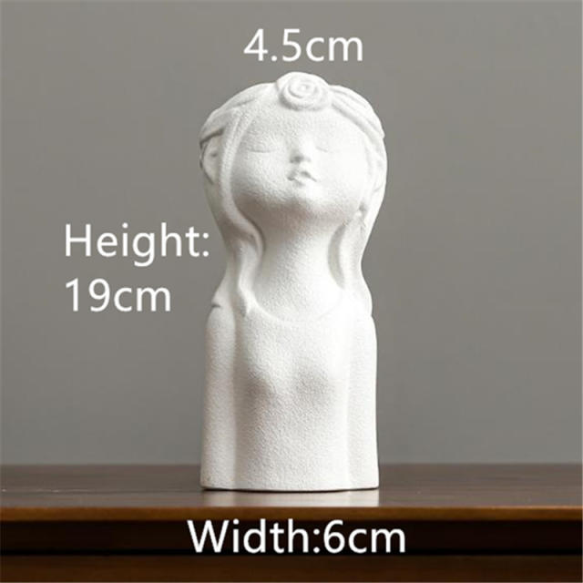 Children Home Ornaments Ceramic Vase Handmade Decoration PQ696