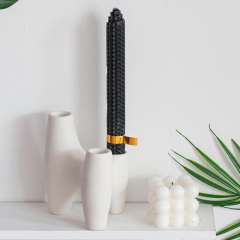 Simple Ceramic Candlestick Home Ornaments Handmade Decoration PQ-H213