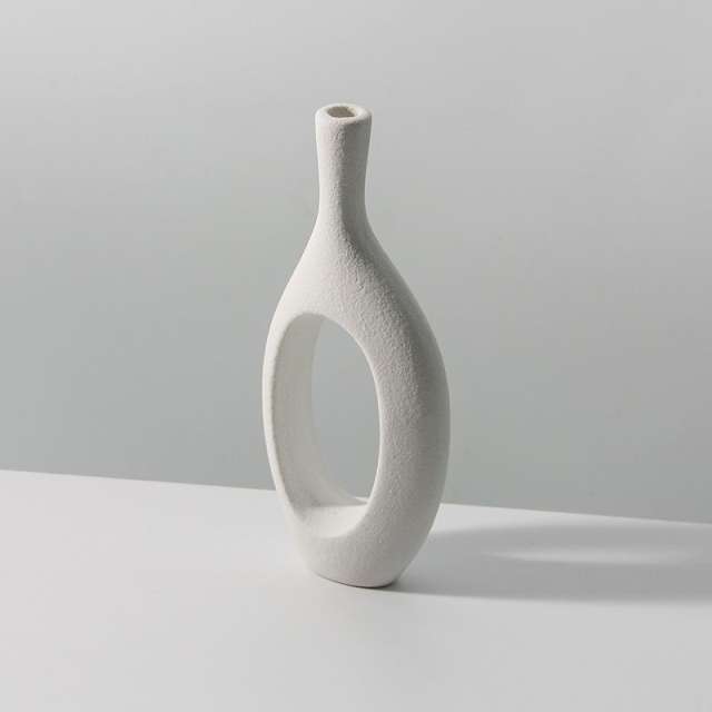 Ins Style Home Ornaments Ceramic Vase Handmade Decoration PQ-YF0012