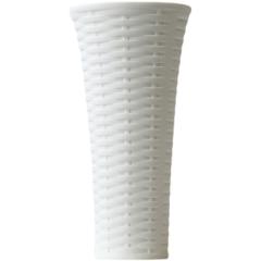 Woven Basket Home Ornaments Ceramic Vase Handmade Decoration PQ2402