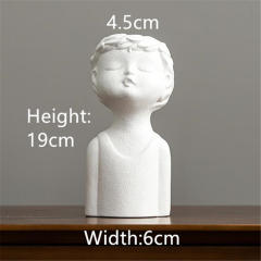 Children Home Ornaments Ceramic Vase Handmade Decoration PQ696