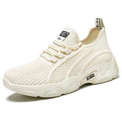 Wholesale Female Flyknit Sport Shoes Womens Casul Shoes Mesh Sneakers PQ-G-V-8