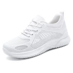 Female Flyknit Sport Shoes Mesh Sneakers Womens Wholesale Casul Shoes PQ-G-H-63