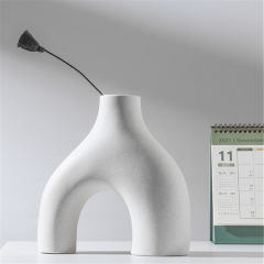 Abstract Home Ornaments Ceramic Vase Handmade Decoration PQ2541