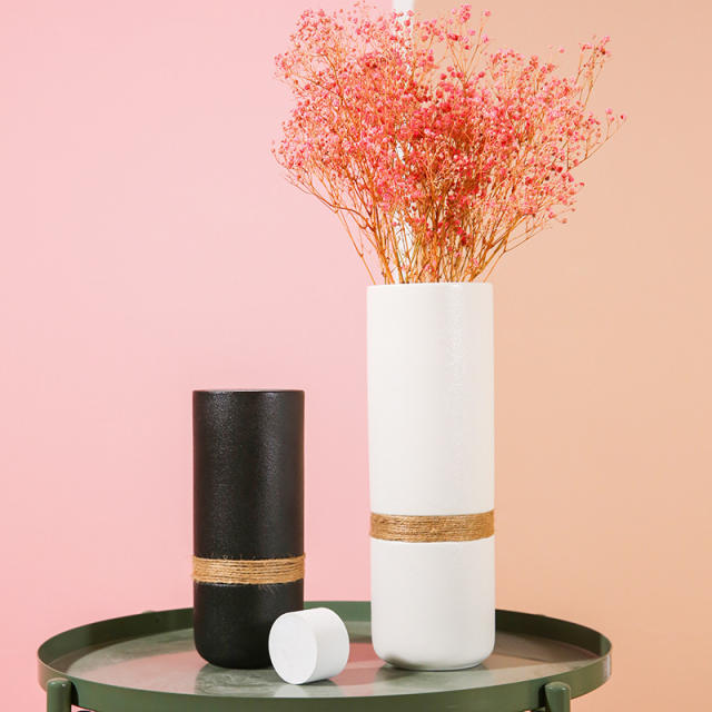 Ceramic Vase Matte Home Ornaments Ins Handmade Decoration PQ49039