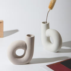 Abstract Snails Home Ornaments Ceramic Vase Handmade Decoration PQ69662