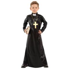 Kid Nun Costume Priest Halloween Outfit Child Masquerade Party Uniform PQ2015