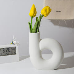 Abstract Snails Home Ornaments Ceramic Vase Handmade Decoration PQ69662