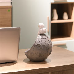 Astronaut Ceramic Vase Home Ornaments Handmade Decoration PQ44783