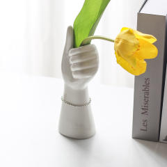 Beauty Hand Ceramic Vase Home Ornaments Handmade Decoration PQ38257