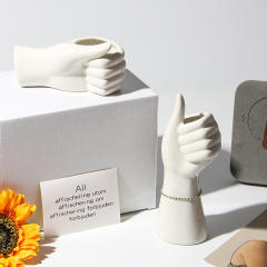 Beauty Hand Ceramic Vase Home Ornaments Handmade Decoration PQ38257