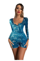 Constellation Tracksuit Leisure Bodysuits For Women PQ8877