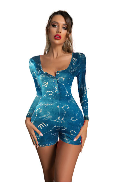 Constellation Tracksuit Leisure Bodysuits For Women PQ8877