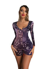 Constellation Tracksuit Leisure Bodysuits For Women PQ8877