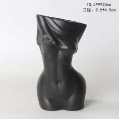 Woman Body Ceramic Vase Home Ornaments Handmade Decoration PQ26266