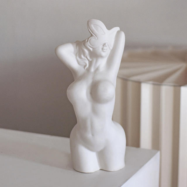 Goddess Ceramic Vase Home Ornaments Handmade Decoration PQ77746