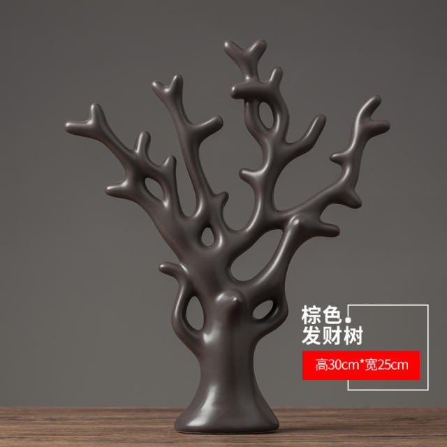 Coral Trees Ceramic Crafts Handmade Decoration 1st Home Ornaments PQ1600B