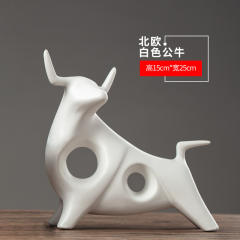 Bull Ceramic Crafts Handmade Decoration 1st Home Ornaments PQ1600H