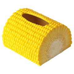 Corn Tissue Box Epoxy Resin Home Alone Ornaments Handmade Decoration PQ2680
