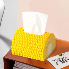 Corn Tissue Box Epoxy Resin Home Alone Ornaments Handmade Decoration PQ2680