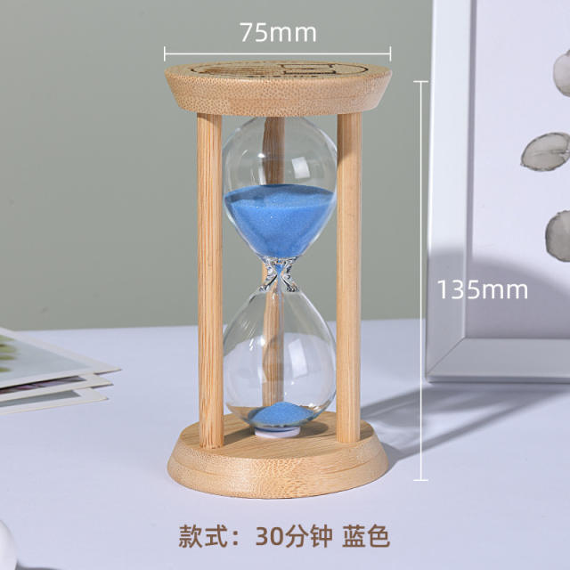 Bamboo Hourglass 1st Home Decoration Timer Ornaments PQ079B