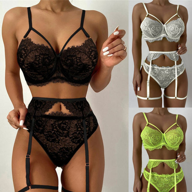 Women Valentines Day Sexy Lingerie Set Wholesale Red Underwear PQ0447